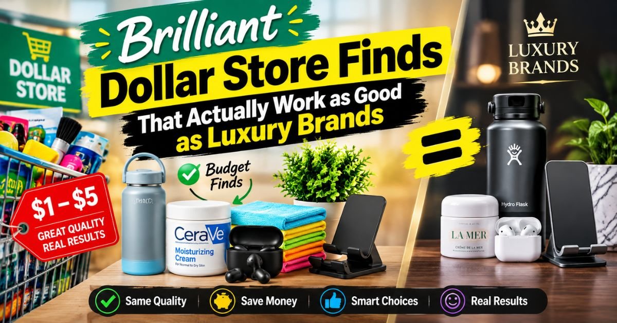 Brilliant Dollar Store Finds That Actually Work as Good as Luxury Brands