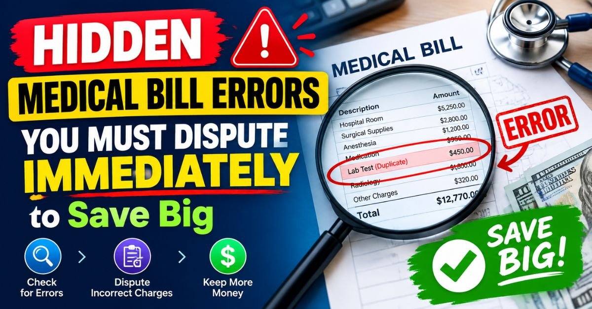 Hidden Medical Bill Errors You Must Dispute Immediately to Save Big