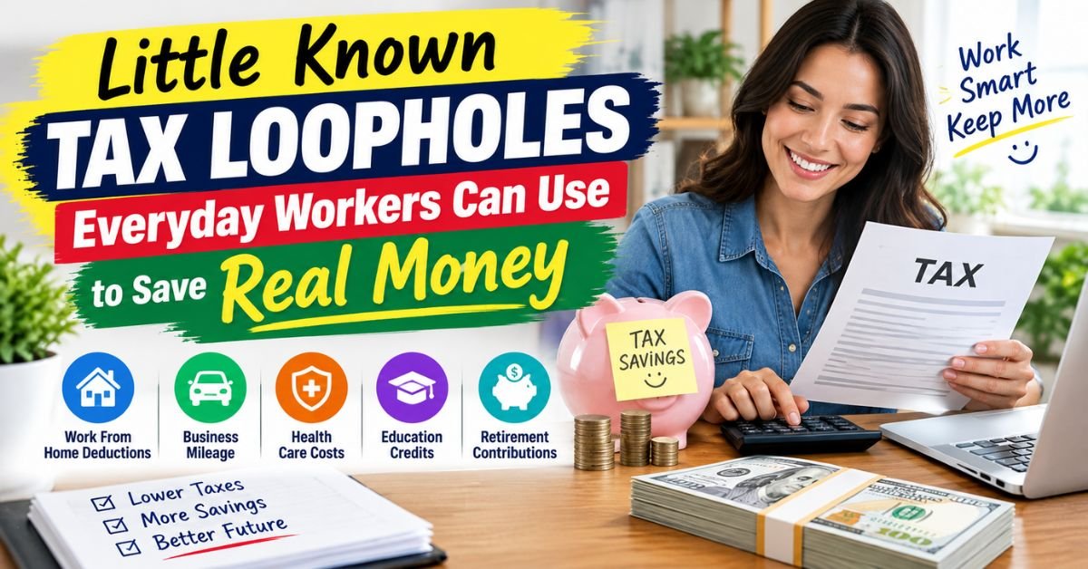 Little Known Tax Loopholes Everyday Workers Can Use to Save Real Money