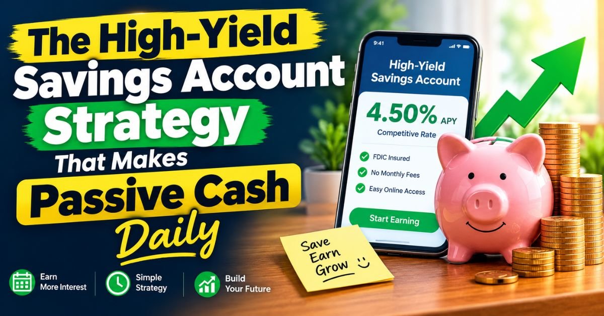The High-Yield Savings Account Strategy That Makes Passive Cash Daily