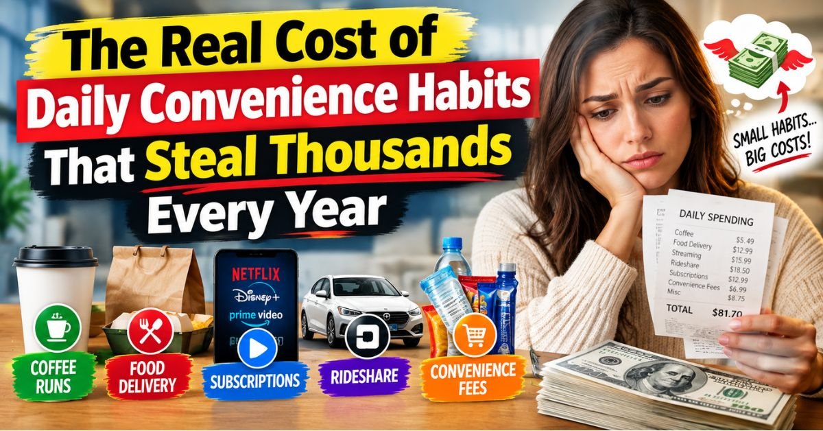 The Real Cost of Daily Convenience Habits That Steal Thousands Every Year